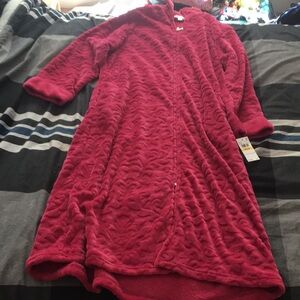 Scarlet Fluffy Jacket Dress